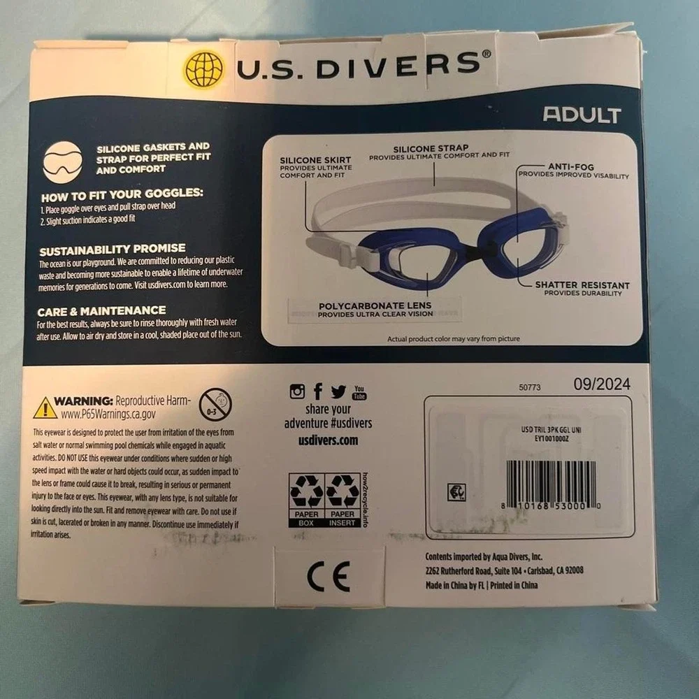 Trilogy NEW US DIVERS 3 pairs